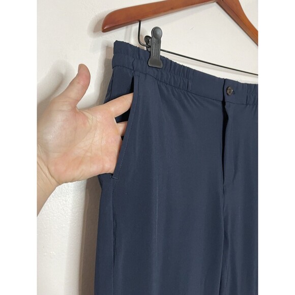 Banana Republic Pants Womens Small Navy Blue Cropped Casual Pants Pockets - Picture 4 of 8
